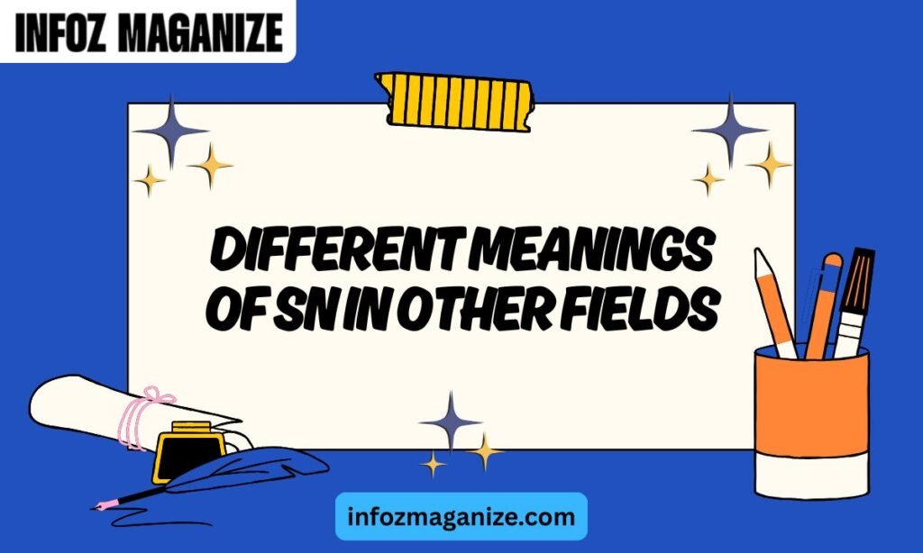 Different Meanings of SN in Other Fields