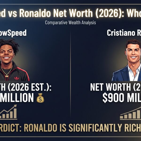 IShowSpeed vs Ronaldo Net Worth