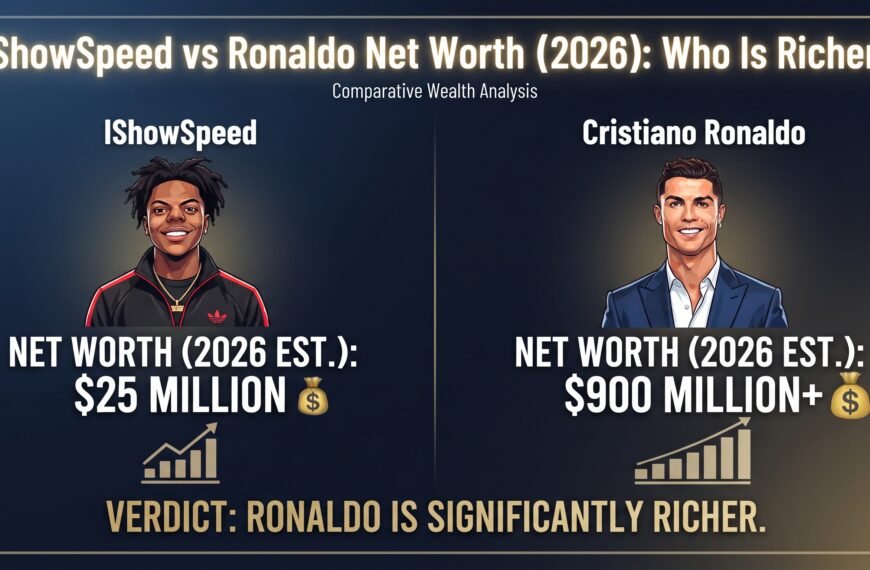 IShowSpeed vs Ronaldo Net Worth