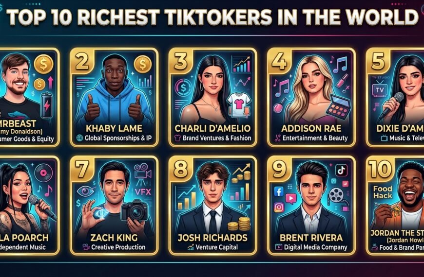 Top 10 Richest TikTokers in the World